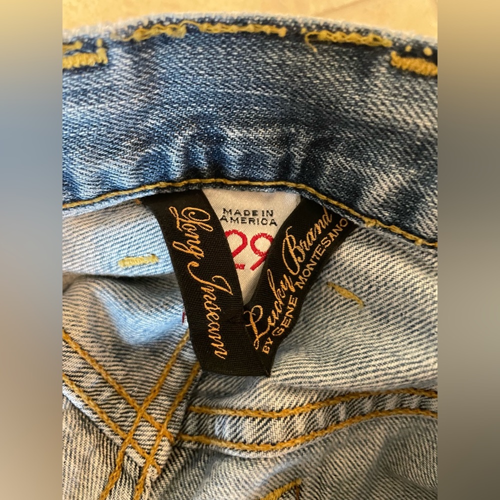 Lucky Brand Relaxed Jeans Size 29 Ladies Mens Perfectly Worn-In Just Right - Picture 10 of 16
